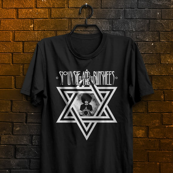 Camiseta Siouxsie and the Banshees - Logo branco