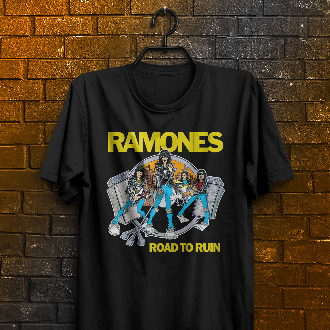 Nome do produto: Camiseta Ramones - Road To Ruin