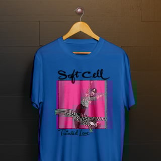 Nome do produto Camiseta Soft Cell - Tainted Love - Logo Preto
