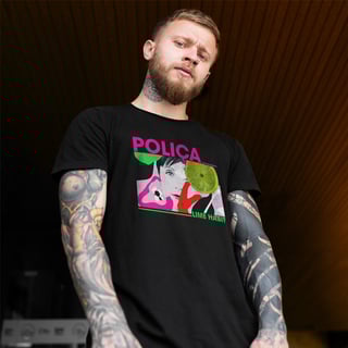 Nome do produto Camiseta Poliça - Lime Habit