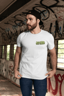 Nome do produto Camiseta Retro Faith – Jesus Salva / Ele Virá! - 100% algodão (Estampa - Frente e Verso) Unissex