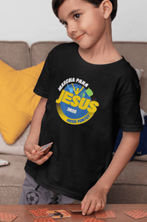 Nome do produto Camiseta Kids Unissex | Marcha Para Jesus 2025 (10 a 14 anos) - Frente