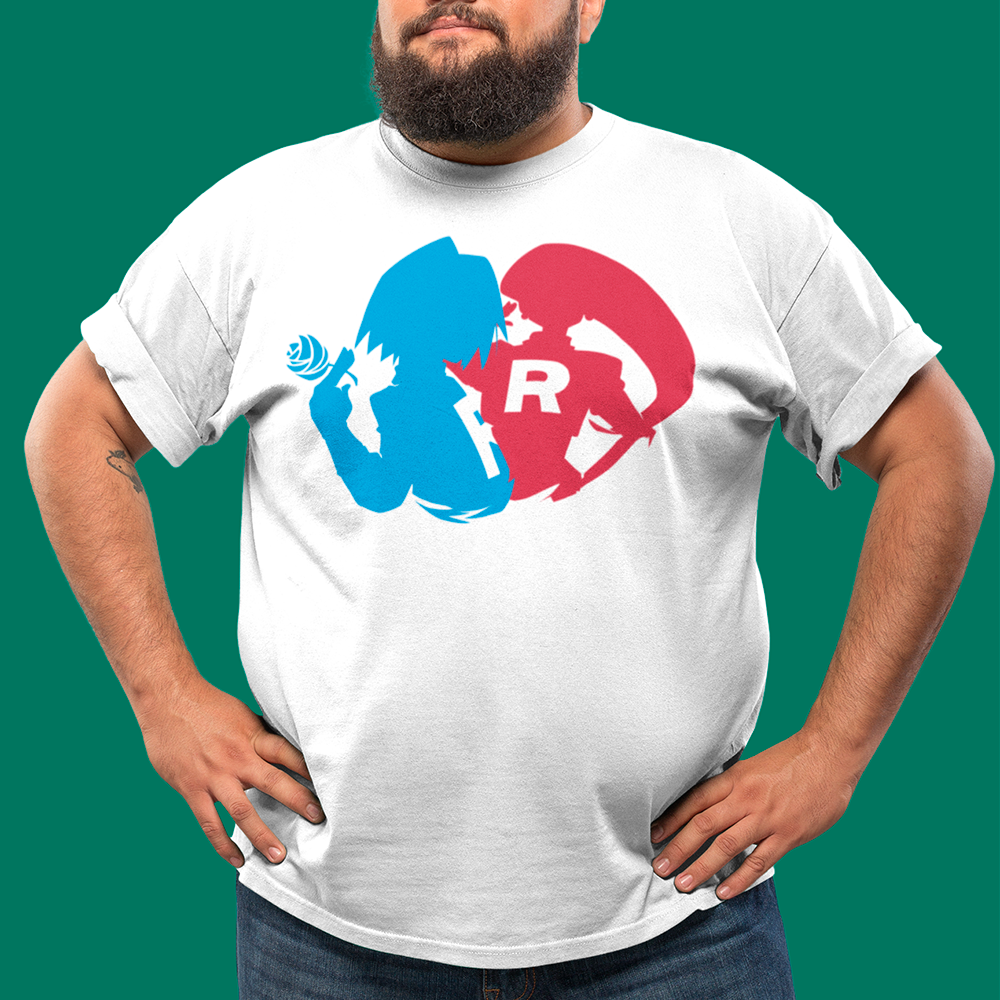 CAMISETA PLUS SIZE Encrenca em Dobro Equipe Rocket