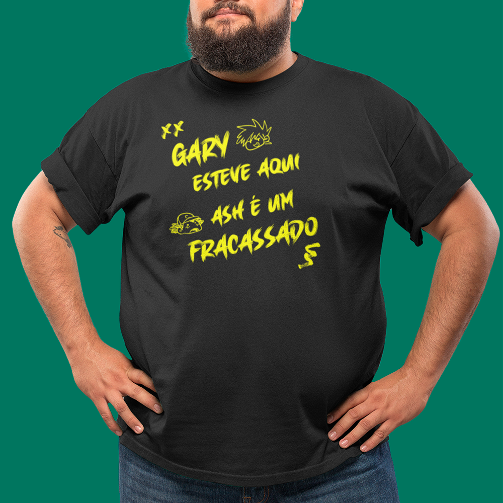 CAMISETA PLUS SIZE Mensagem de Gary