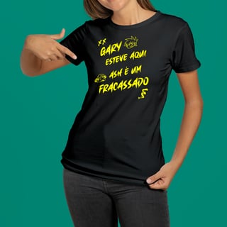 CAMISETA BABY LONG Mensagem de Gary