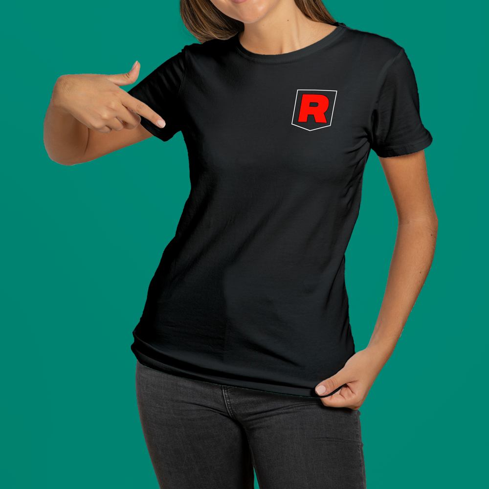 CAMISETA BABY LONG Chefe da Equipe Rocket