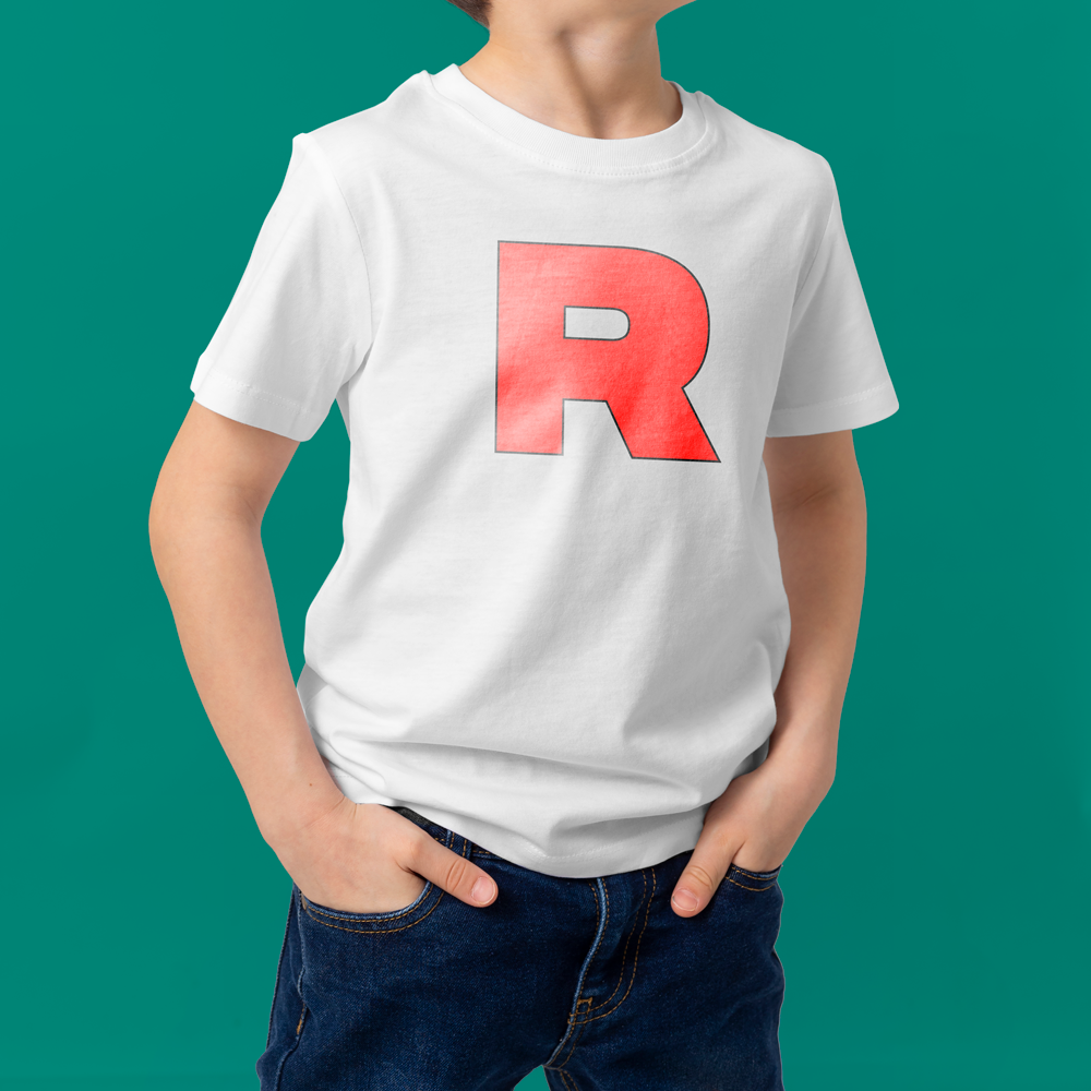 CAMISETA INFANTIL Agente da Equipe Rocket