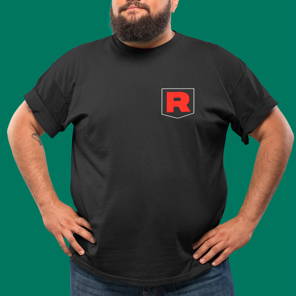 CAMISETA PLUS SIZE Chefe da Equipe Rocket