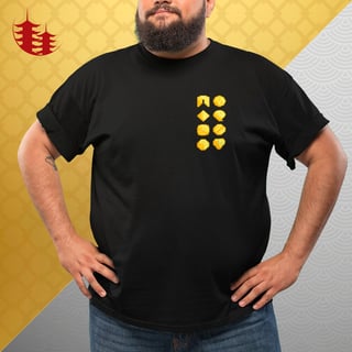 CAMISETA PLUS SIZE Insígnias de Johto - IndigoCon