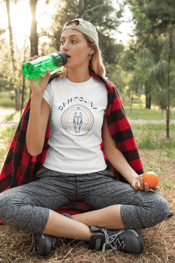 Camiseta Campolina baby long feminina