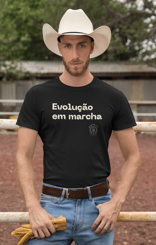 Camiseta Evolução masculina