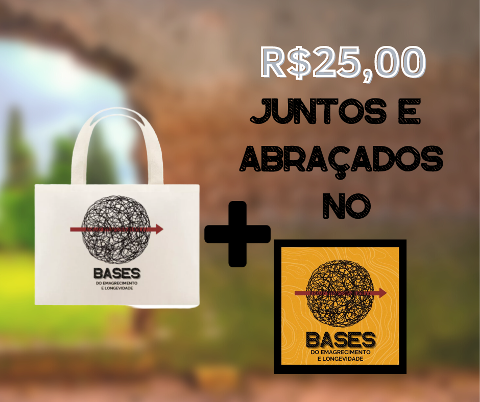 Nome do produto: Ecobag Bases + Juntos e Abraçados (25,00)