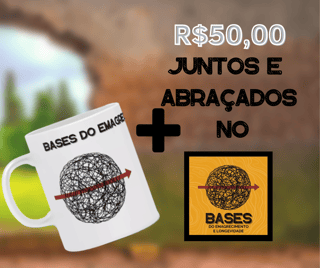 Nome do produto Caneca Bases 04 + Juntos e Abraçados (50,00)