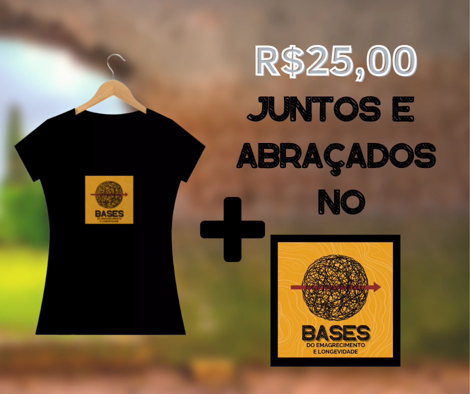 Nome do produto: Camiseta Bases - Baby Long - Modelo 03 + Juntos e Abraçados (R$ 25,00)