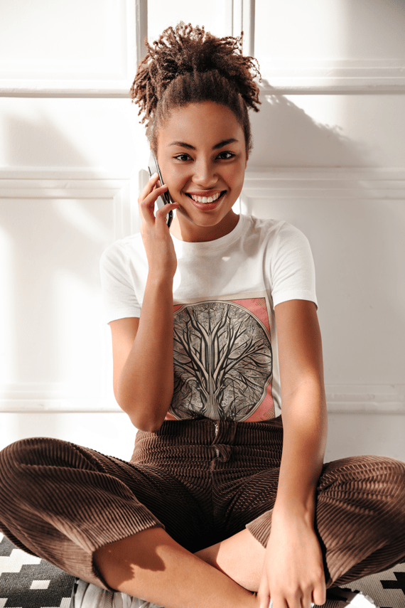 Camiseta Baby Long Arvore tribal 5