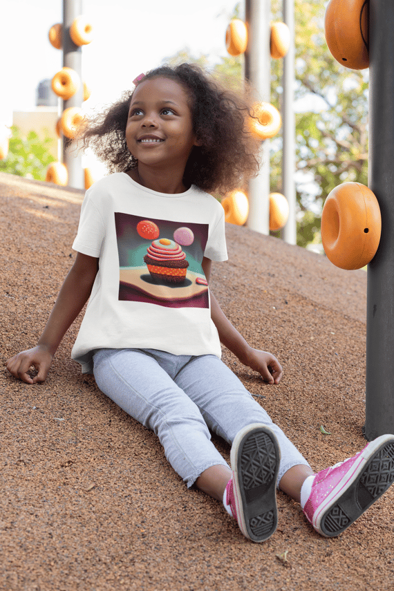 Camiseta infantil Cupcake 2