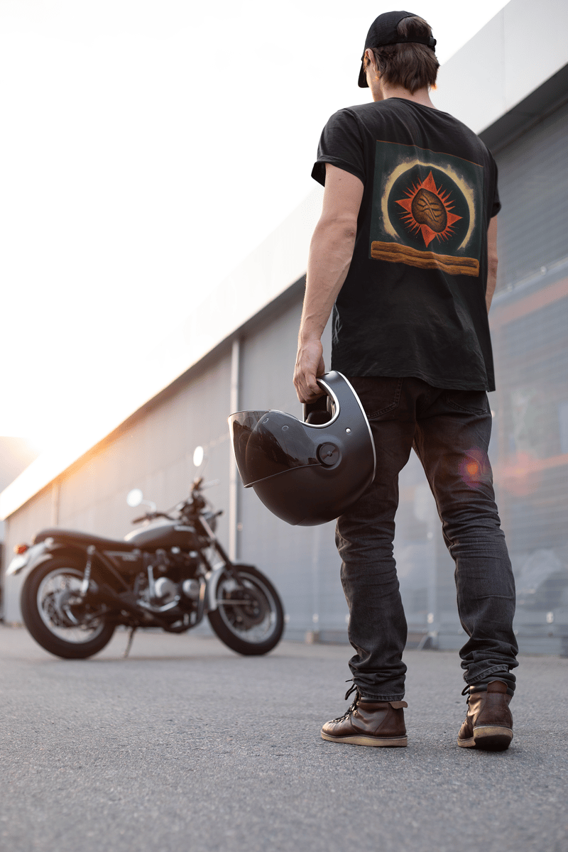 Nome do produto: Camiseta Masculina simbolo tribal 8