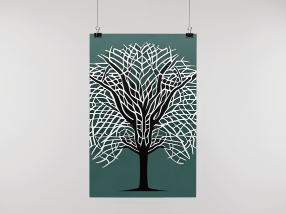 Poster Arvore Tribal 4