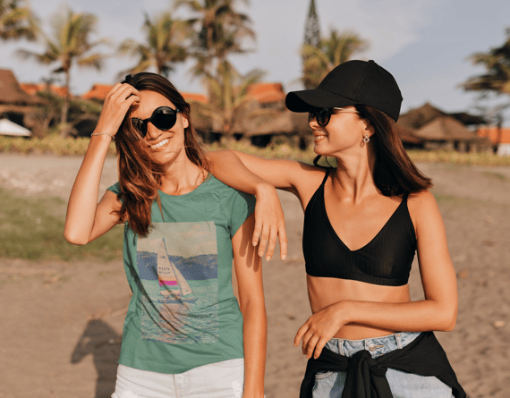 Camiseta Baby Long Velejando