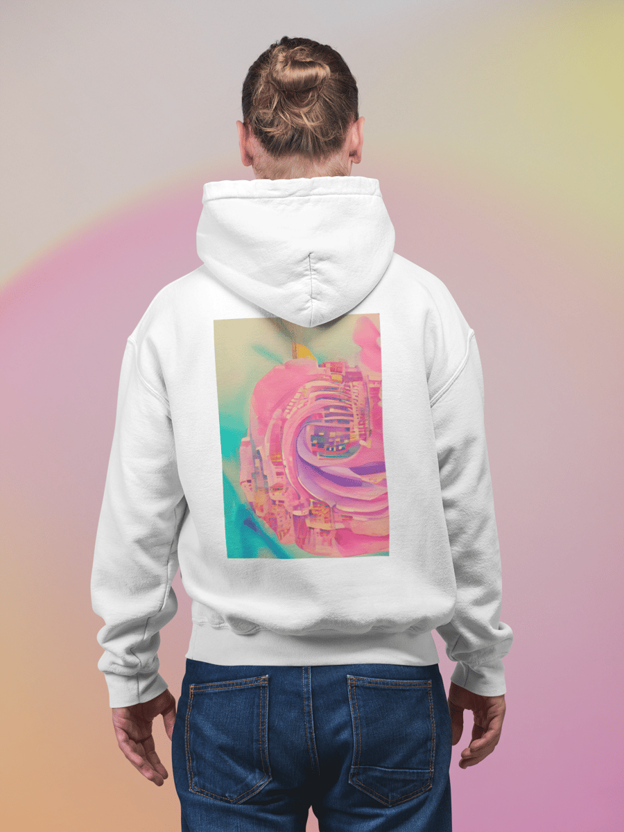 Nome do produto: Moletom Rosa Futurista