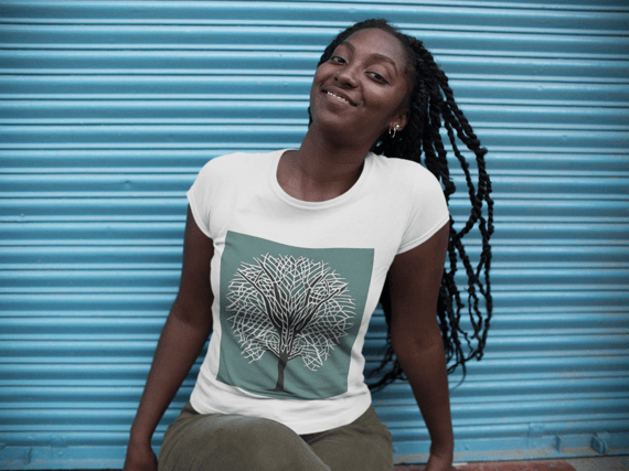 Camiseta Baby Long Arvore tribal 4