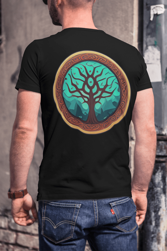 Camiseta Masculina Arvore Tribal 3