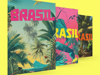 Nome do produto Poster do Brasil Tropical 2