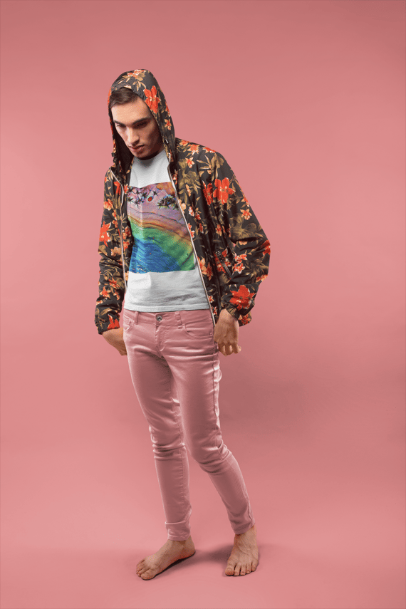 Camiseta Praia Arco Iris