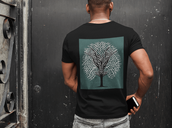 Camiseta Masculina Arvore Tribal 4