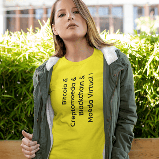 Nome do produto Camiseta Creptomoedas (B) HUM004-CQ