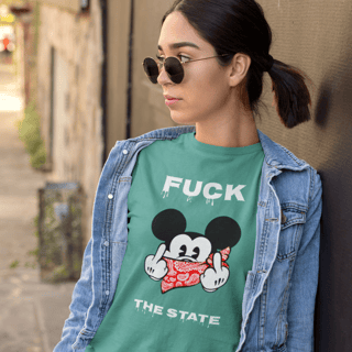 Nome do produto Camiseta Estonada Fuck The State (W) ANC008-CE