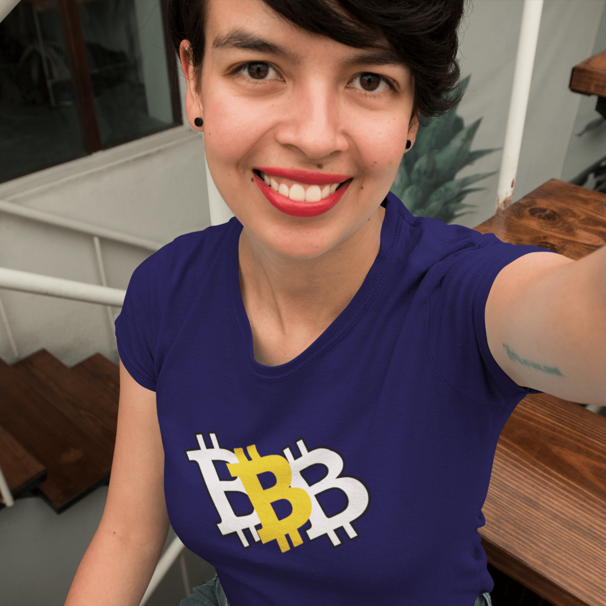 Nome do produto: Baby Look Three Bitcoin BTC017-BQ