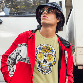 Nome do produto Camiseta Estonada Bitcoin Skull BTC029-CE