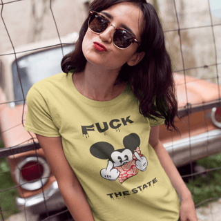 Nome do produto Baby Look Estonada Fuck The State (B) ANC012-BE 