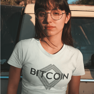 Nome do produto Baby Look Bitcoin Design DSN040-BQ