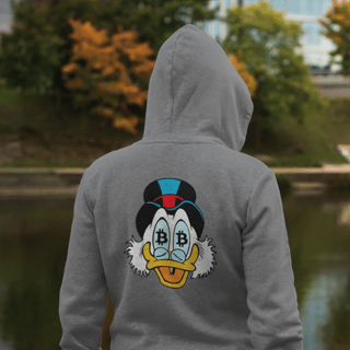 Nome do produto Moletom Ziper McDuck Bitcoin BTC024-MZ