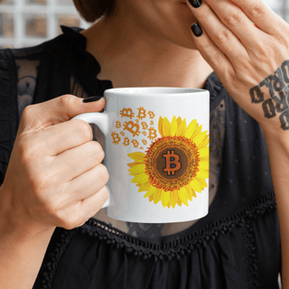 Nome do produto Caneca Sunflower Coin BTC007-CA
