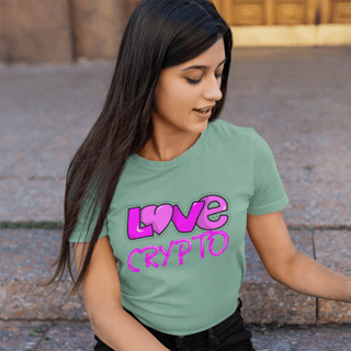 Nome do produto Baby Look Estonada Love Crypto CRY011-BE
