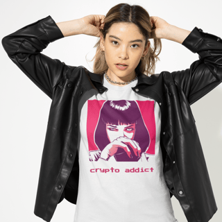 Nome do produto Camiseta Crypto Addict CRY001-CQ