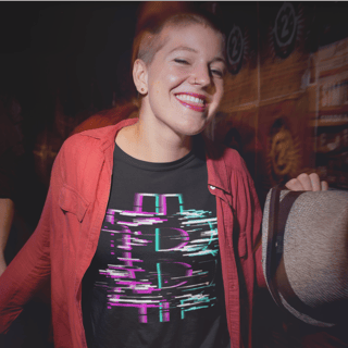 Nome do produto Camiseta Bitcoin Glitch BTC015-CQ
