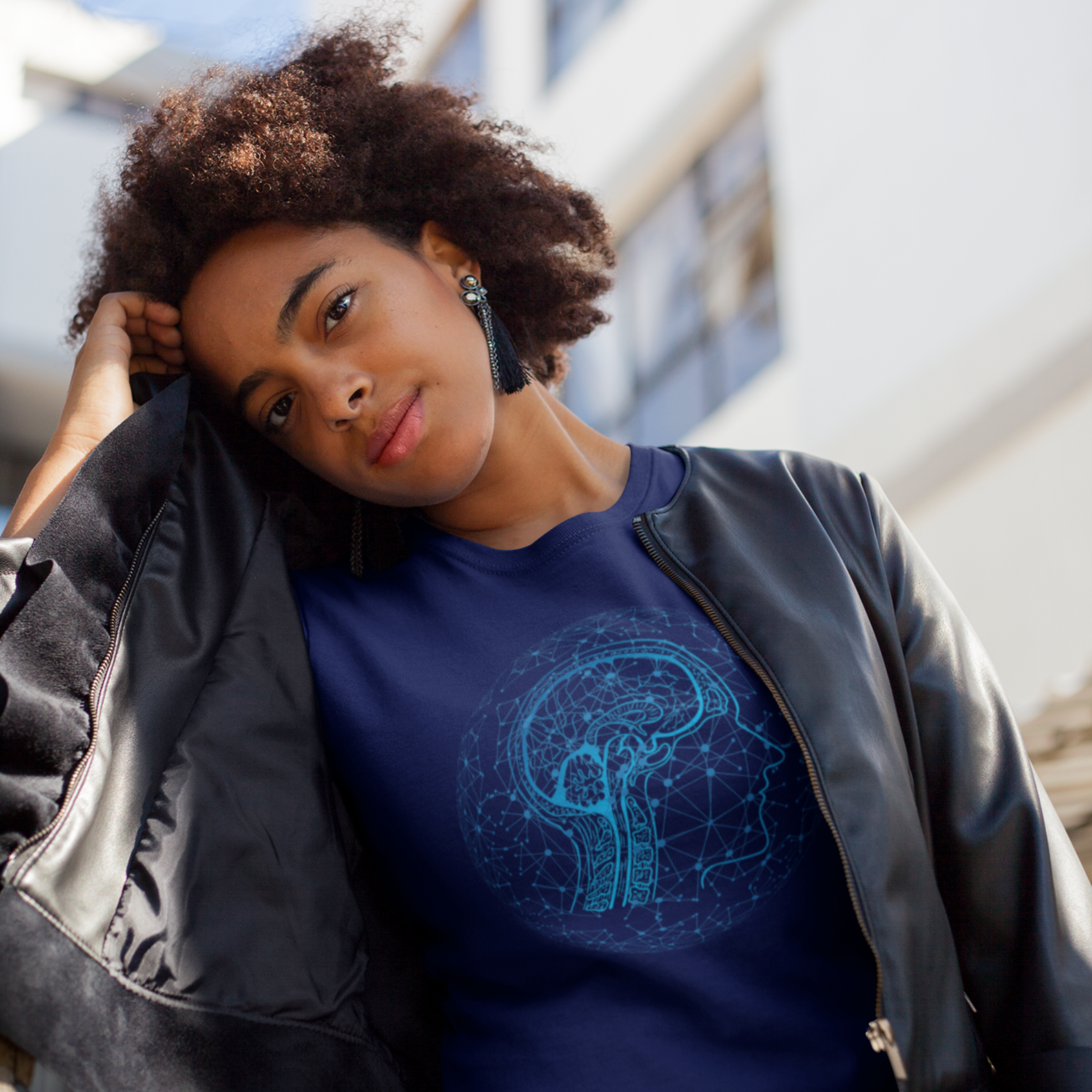 Camiseta Blockchain Brain CRY005-CQ