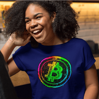 Baby Look Bitcoin Rainbow BTC043-BQ