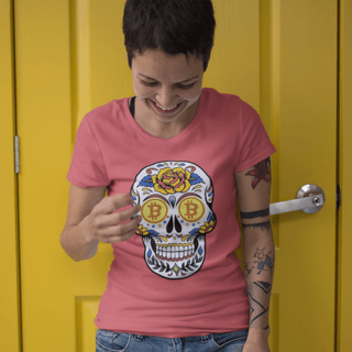 Nome do produto Baby Look Estonada Bitcoin Skull BTC029-BE