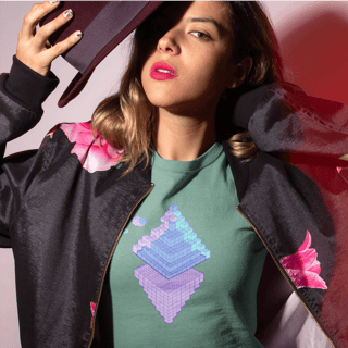 Nome do produto Baby Look Estonada Ethereum Blocks ATC004-BE