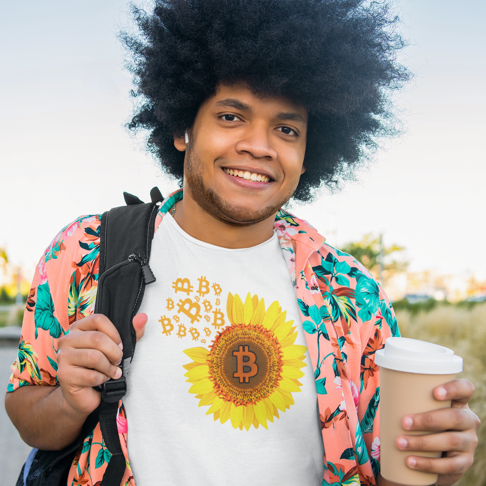 Camiseta Sunflower Coin BTC007-CQ