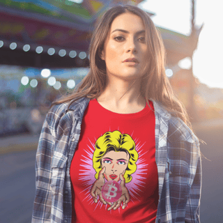 Nome do produto Baby Look Precious Bitcoin Pink BTC054-BP