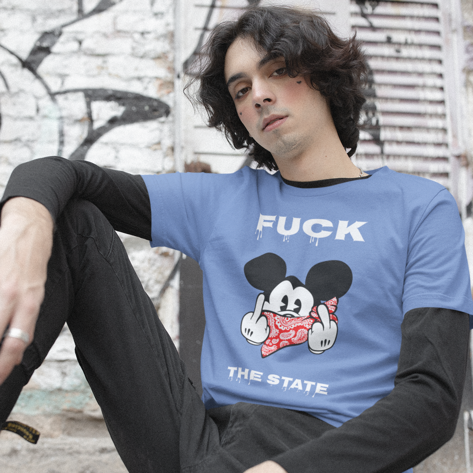 Camiseta Estonada Fuck The State (W) ANC008-CE