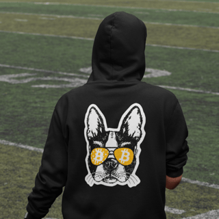 Nome do produto Moletom Ziper Bitcoin Dog BTC012-MZ