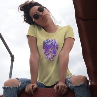 Nome do produto Baby Look Estonada Crypto Lovers CRY008-BE