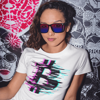 Nome do produto Baby Look Bitcoin Glitch (B) BTC015-BQ